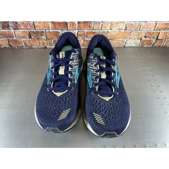 Brooks Adrenaline GTS 19 Women's Size 9 B Blue Running Shoes 1202841D450 - Picture 3 of 8
